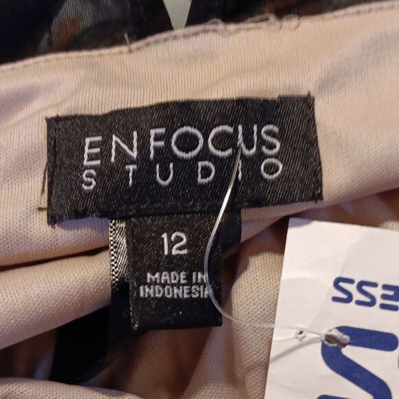NWT Enfocus Studio Black and Tan Dress - Picture 9 of 12